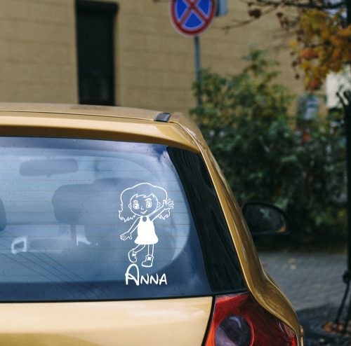 Kislány autósmatrica