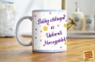 Unikornis egyedi bögre saját névvel Boldog Szülinapot 5