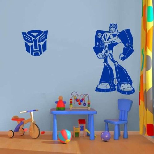 Robot 3 gyerekszoba falmatrica