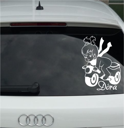 Autómatrica, Baba a kocsiban Motoros kislány