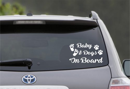 Baby & Dogs On Board autósmatrica