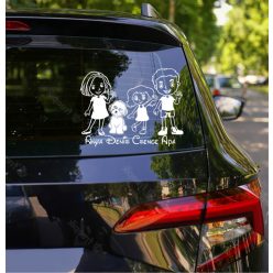 Anya Lányka Apa Havanese autósmatrica