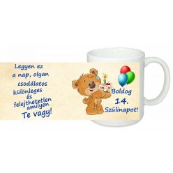 Boldog Születésnapot 4 Egyedi bögre
