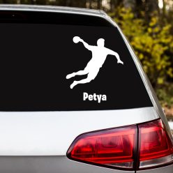 Kézilabdás Fiú autós matrica