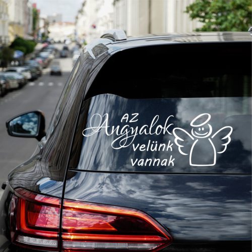 Az angyalok velünk vannak autósmatrica