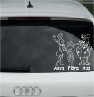 Anya, Kislány, Apa Autómatrica, Baba a kocsiban