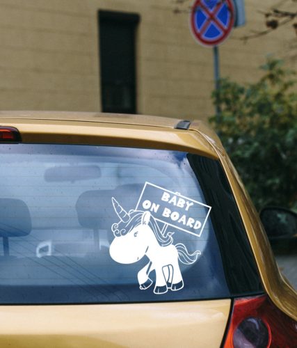 Unicornis Baby on Board autósmatrica
