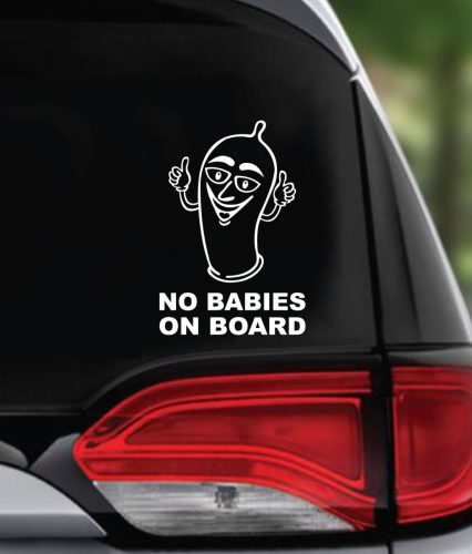No babies on board autósmatrica 