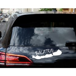Balaton felirattal autós matrica