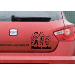 Család 4 autósmatrica