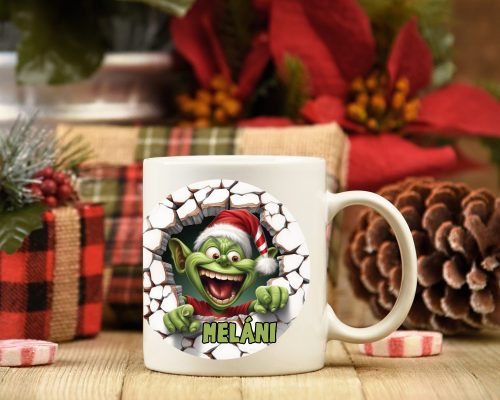Grinch karácsonyi egyedi bögre